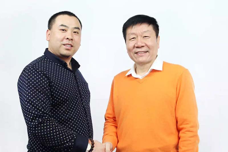 李佳城与相声大师齐立强合影