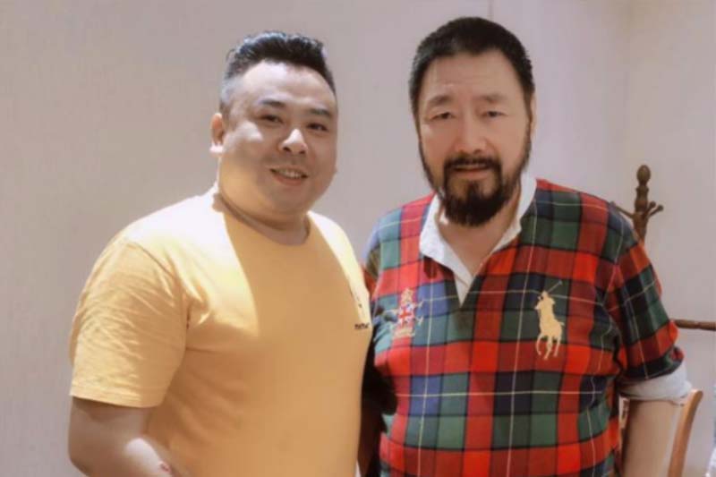 李佳城与恩师王文杰（国家一级导演）